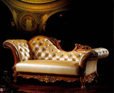 雕刻 实木 卧室躺椅 床边椅 特价贵妃沙发 真皮贵妃床 沙发椅