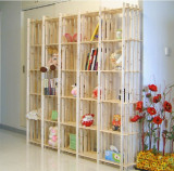 包邮宜家25格架木架子创意儿童书架层架置物架储物架花架玩具架