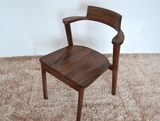 北欧纯实木餐椅|牛角椅|胡桃木椅子简约休闲椅白橡木电脑椅现代椅