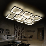LED客厅灯吸顶灯长方形简约现代温馨卧室灯具创意个性书房间灯饰