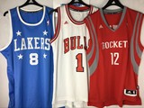 阿迪达斯 NBA罗斯 林书豪刺绣篮球服比赛服 L71687 M91660 C56047