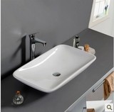 窄长陶瓷超大台上盘方形欧式洗手盆大浴室台盆卫生间洗脸池洗面盆