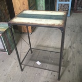实木做旧田园乡村小餐桌 迷你咖啡桌 复古写字桌 阳台花园桌子