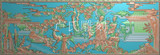 红峰木艺精雕图jdp5.21  4福禄寿大床 人物 山水-靠背板 大中班