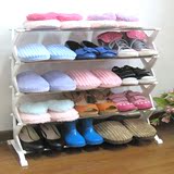 韩式不锈钢塑料多层鞋架子家用客厅宿舍加固组装简易宜家特价鞋架
