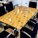 3D印花台布/水晶板桌布/软玻璃桌布/软质玻璃/环保无毒PVC桌垫