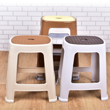塑料凳子加厚型家用时尚欧式高凳成人板凳餐桌椅子防滑宜家收纳凳