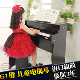 进口61键儿童木质电钢琴标准宝宝初学早教益智练习电子琴启蒙乐器
