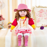 包邮正品智能会对话说话的布洋娃娃可爱芭比女孩礼物益智儿童玩具