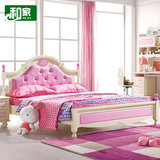套房家具儿童床女孩公主床1.2米韩式田园储物高箱床1.5欧式实木床