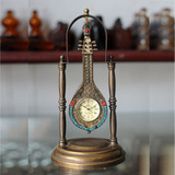 青铜器古玩钟表收藏品老古董老式机械座钟古玩杂项挂钟闹钟包老真