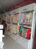 烤漆童装展示柜母婴用品展示架儿童服饰货架欧式陈列柜服装中岛柜