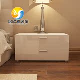 特价新品 白色烤漆床头柜 宽  现代简约 宜家时尚个性卧室家具