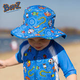 美国babybanz宝宝遮阳帽防紫外线  婴儿童防晒太阳帽 户外沙滩帽