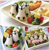 可爱企鹅饭团模具套装 米饭便当制作 紫菜包饭DIY寿司工具