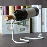 神奇绳子红酒架女生房间装饰品摆件悬浮葡萄酒架创意时尚魔术酒架