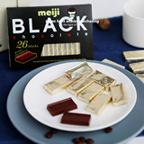 日本原装 Meiji明治至尊纯黑钢琴巧克力 26枚新包装