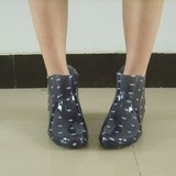新款春低帮花园鞋雨鞋雨靴时尚短筒水鞋外贸韩国日本女式套鞋胶鞋