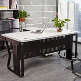 老板主管经理桌办公桌简约现代板式钢架桌椅组合总裁大班台电脑桌