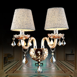 壁灯欧式水晶现代简约客厅床头灯卧室过道创意壁灯走廊灯阳台灯具