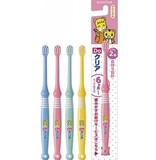 日本原装巧虎宝宝婴儿牙刷软毛清洁去黄斑单支 0.5-2岁颜色请备注
