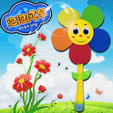 儿童大号电动泡泡枪 音乐灯光泡泡机向日葵旋转吹泡泡风车玩具
