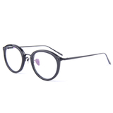 复古超轻纯钛板材眼镜架韩版圆框文艺时尚可配近视眼镜框男女款潮