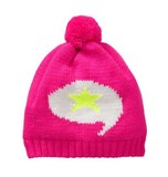 现货 美国正品GAP 新款 女童粉色星星保暖双层针织帽