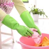 厨房薄款刷碗洗碗橡胶胶皮清洁胶乳胶防水洗衣服耐用橡皮家务手套