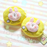 日本kanahei卡娜赫拉的小动物小兔子毛绒零钱包杂物收纳包化妆包