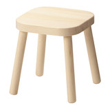 宜家代购福丽萨特实木儿童坐凳 木质宝宝椅子 木制儿童小方凳