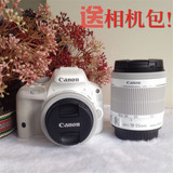 送相机包!canon佳能100d白色单反kiss x7双头套机日本代购相机