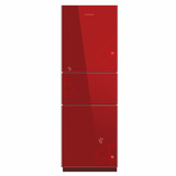 Ronshen/容声 BCD-201MB/DS三门家用节能电冰箱 红色玻璃面板包邮