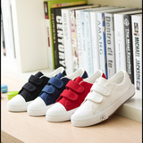 2016新款儿童帆布鞋男童女童韩版运动鞋白色板鞋大小童球鞋小白鞋