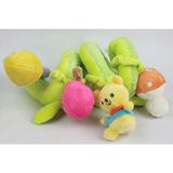绿色小熊床绕多功能床车绕三个挂件超柔软锻炼抓握宝宝玩具.