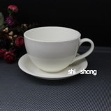 陶瓷厚实超大容量拉花卡布奇诺咖啡杯港式奶茶杯乌克兰咖啡400ML