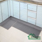 厨房地毯吸水防滑吸油耐脏家用纯色长条地毯地垫阳台可定制满铺
