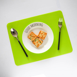 硅胶防水隔热餐桌 学生折叠餐垫西餐垫欧式杯垫碗垫盘垫