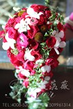 芙落薇|上海鲜花速递瀑布型高贵手捧花新娘捧花婚礼用花