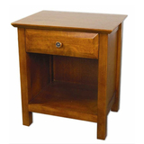 新西兰松木床头柜一斗柜 抽屉柜 外贸储置物柜美式实木环保床头柜