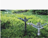 1寸DN25锌合金摇臂喷头360度旋转园林喷灌园艺农业大田灌溉洒水器