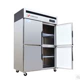 四门保鲜冰箱展示柜联保新款银都促销双机温厨房冷冻冷藏商用立式