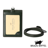 BRAUN BUFFEL 绅士系列压纹证件夹（绿色）