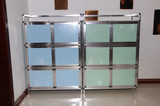 包邮钢化玻璃柜铝合金柜橱柜厨房柜碗柜储物柜阳台柜餐边柜柜子