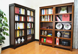 特价书柜美式置物柜书架储物实木简易储藏柜欧式单个组装组合书橱