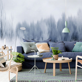 简约现代抽象树林墙纸 卧室客厅餐厅沙发电视背景墙壁纸 定制壁画