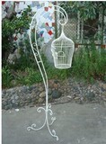 欧式铁艺鸟笼.落地鸟笼支架.婚庆鸟笼装饰花架。