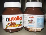 意大利费列罗Nutella 能多益榛子巧克力酱榛果酱800G 玻璃装
