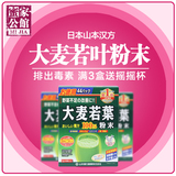 日本山本汉方100%大麦若叶青汁粉末抹茶味袋装 有机碱性食品 44包