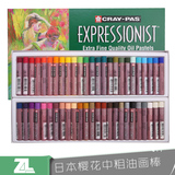 日本樱花 50色中粗 樱花 油画棒儿童 软蜡笔 彩色画笔 填色 XLP50